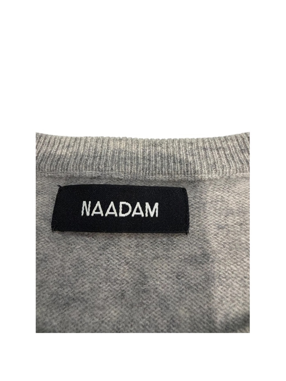 Naadam Cashmere Sweater Men’s Gray - Picture 2 of 3